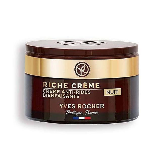Crema Nutritiva de Noche Antiarrugas de Yves Rocher.